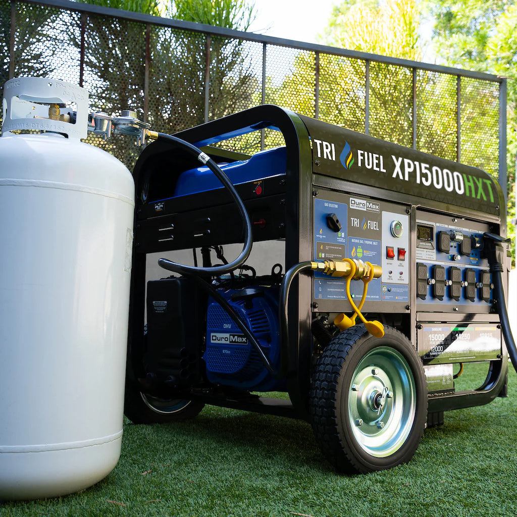 Generador Portátil Trifuel 15 000 W con Arranque Eléctrico