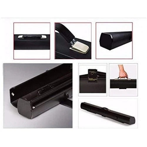 MaxStar Screens Pantalla Proyector Portátil de Suelo Plegable 92" – Relación de Aspecto 16:9 – con Estuche de Transporte