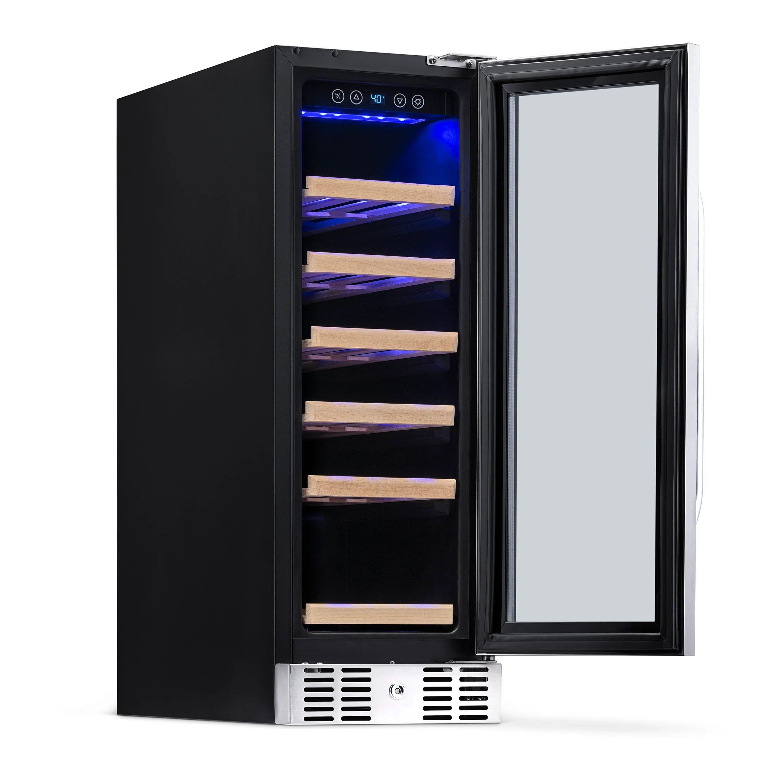 2025 Refrigerador de Vinos Empotrable Newair – Acero Inoxidable