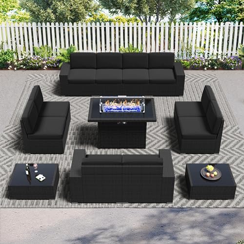 LayinSun Mobiliario de Exterior Seccional para Conversación
