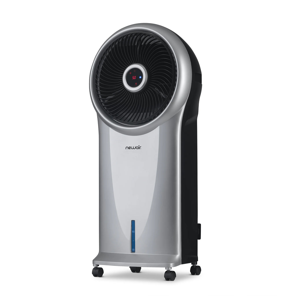 2025 Newair® Enfriador de Aire Evaporativo y Ventilador Portátil 470 CFM – Plateado
