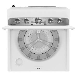 2025 Lavadora de carga superior Maytag de 4.8 pies³ con Extra Power Boost, blanca – Modelo MVW5430MW