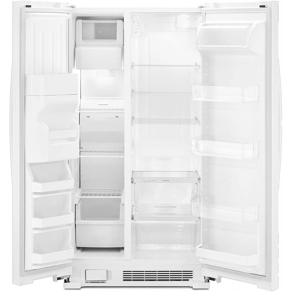 Congelador Kenmore 04650042 con Capacidad Total de 25 Pies Cúbicos, Refrigerador Lateral con Fabricador de Hielo y Ventana, Blanco