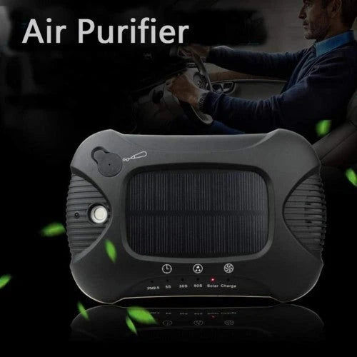 Purificador de Aire MAG.AL con Difusor de Aromas, Generador Automático de Niebla, Eliminador de PM 2.5, Purificador de Aire para Auto con Humidificador de Aire Fresco por USB y Filtro HEPA, Color Blanco
