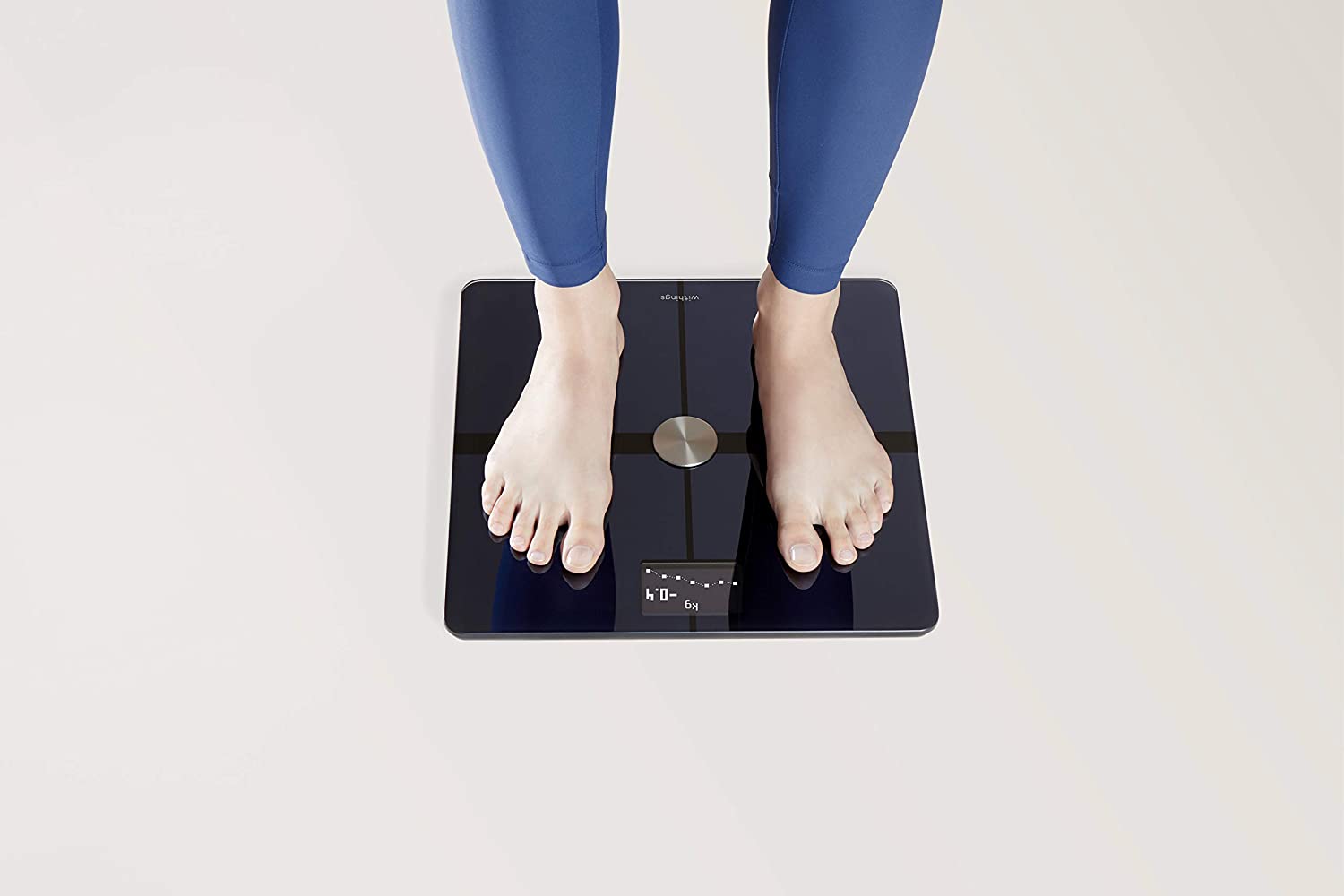 Withings Body+ - Báscula Digital Wi-Fi Inteligente con Sincronización Automática con la App del Smartphone